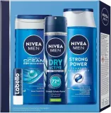 Мужской набор NIVEA Men Strong Power шампунь гель для душа антиперспирант и бальзам для губ 250+250+150 мл+4.8 г — фото 3