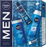 Мужской набор NIVEA Men Strong Power шампунь гель для душа антиперспирант и бальзам для губ 250+250+150 мл+4.8 г — фото 4