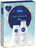 Набор для тела NIVEA Soft Moments гель для душа и лосьон с миндальным маслом и витаминами 250+400 мл — фото 3