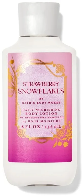 Питательный лосьон для тела Bath & Body Works Strawberry Snowflakes с маслом кокоса и ши, 236 мл