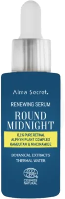 Сыворотка для лица Alma Secret Round Midnight с ретиналом ночная обновляющая 30 мл