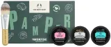 Набор масок для лица The Body Shop Pamper Me Please уголь женьшень и роза с кистью 4x15 мл — фото 1