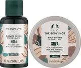Набор The Body Shop Nourish & Flourish Shea Duo крем для душа с маслом ши 60 мл и масло для тела 50 мл — фото 2
