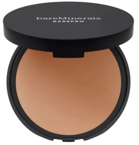 Тональная пудра Bare Minerals BarePro 24HR Skin-Perfecting Powder Foundation с плотным покрытием, матовая, 8 г, оттенок Medium Deep 40 Cool