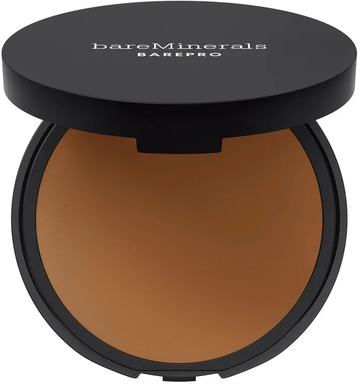 Тональная пудра Bare Minerals BarePro 24HR Skin-Perfecting Powder Foundation с плотным покрытием, матовая, 8 г, оттенок Deep 55 Cool
