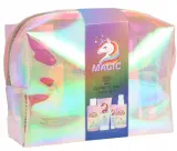 Набор Aurora Cosmetic Bag Bath гель для душа 150 мл лосьон для тела 100 мл спрей для тела 100 мл и блеск для губ 10 мл — фото 2