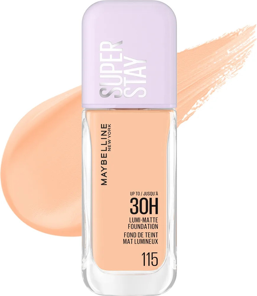 Тональный флюид Maybelline New York Super Stay Lumi-Matte матирующий стойкий, 35 мл, оттенок 108
