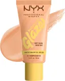 Тонирующий флюид NYX Professional Makeup Buttermelt Glaze Soft Glow Skin Tint сияющий SPF 30, 30 мл, оттенок 01 - Whipped Butta — фото 1