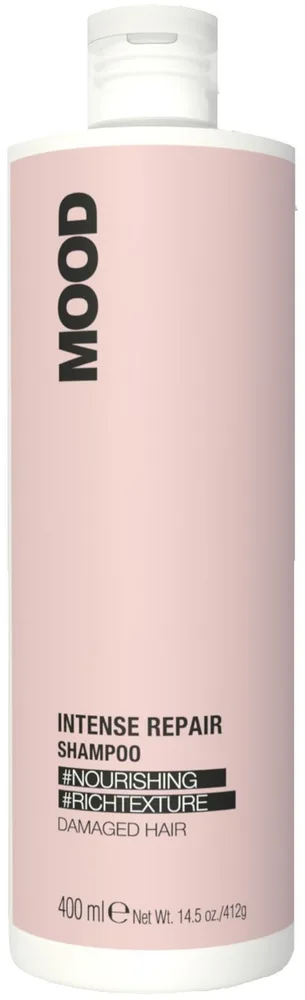 Шампунь Mood Intense Repair для интенсивного восстановления повреждённых волос, с экстрактом клюквы и пантенолом, 400 мл, Италия