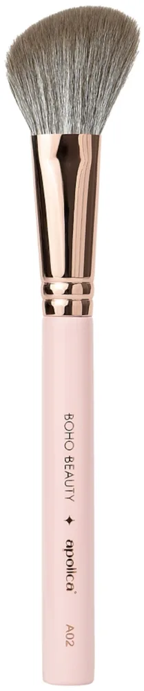 Кисть для румян Boho Beauty X Apollca A02 из кукурузного ворса