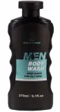 Мужской набор Aurora Cosmetic Men гель для душа 270 мл бальзам после бритья 60 мл и косметичка — фото 3