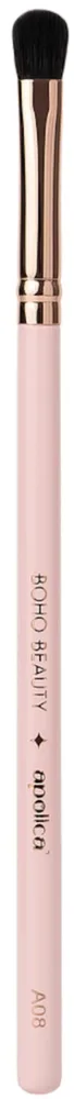Малая кисть для теней и пигментов Boho Beauty X Apollca A08 из козьего ворса