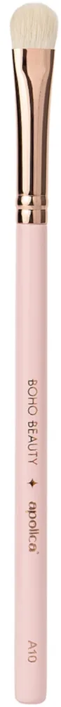 Кисть для нанесения теней и пигментов Boho Beauty X Apollca A10 из козьего ворса