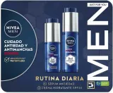 Мужской набор для лица NIVEA Men Anti-Age сыворотка и крем SPF30 для зрелой кожи 30+50 мл — фото 1