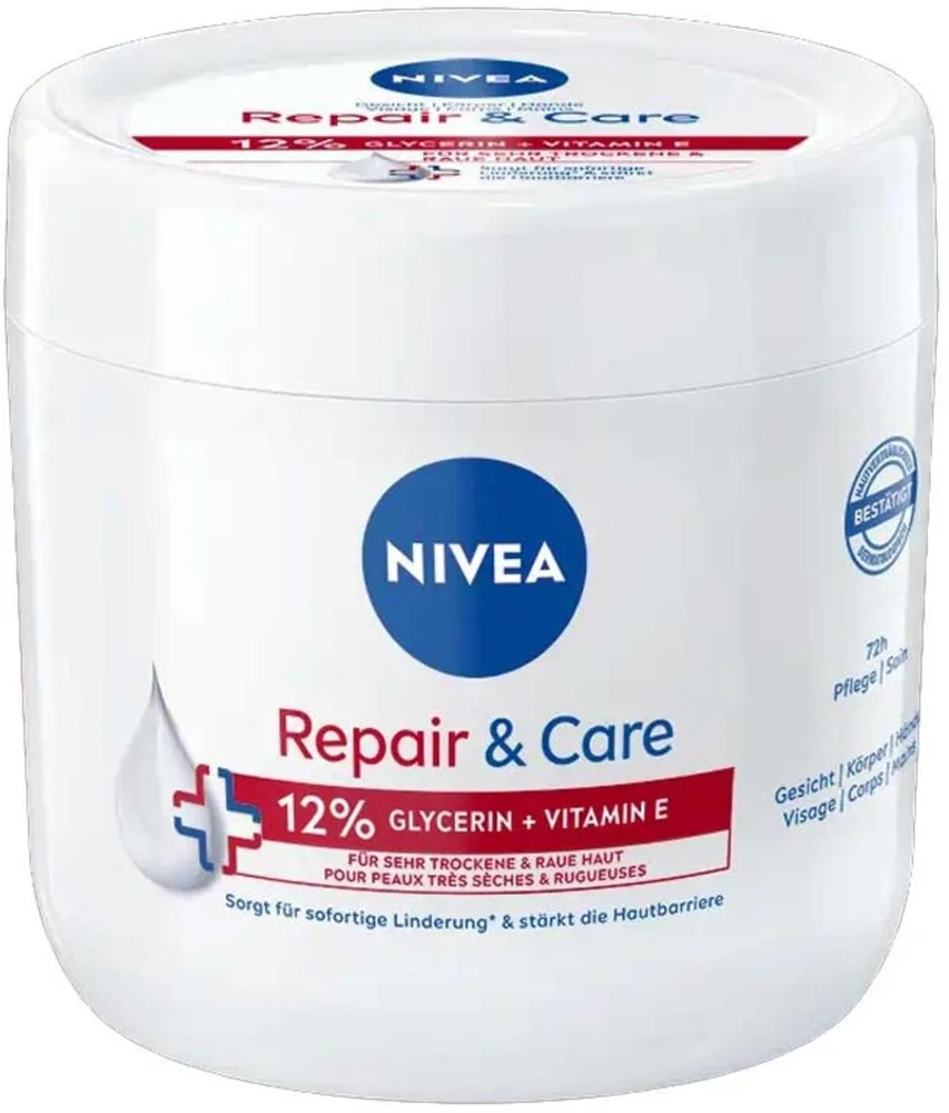 Крем для тела NIVEA Repair & Care с глицерином и витамином E 400 мл