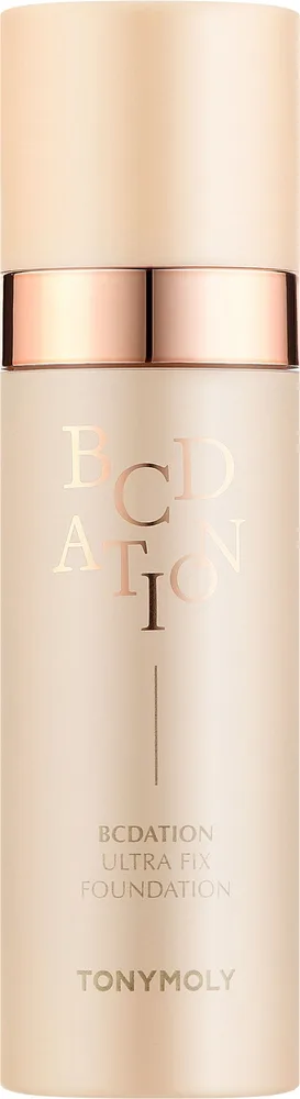 Тональный флюид Tony Moly Bcdation Ultra Fix Foundation стойкий увлажняющий, 34 г, оттенок 23 - Warm Beige