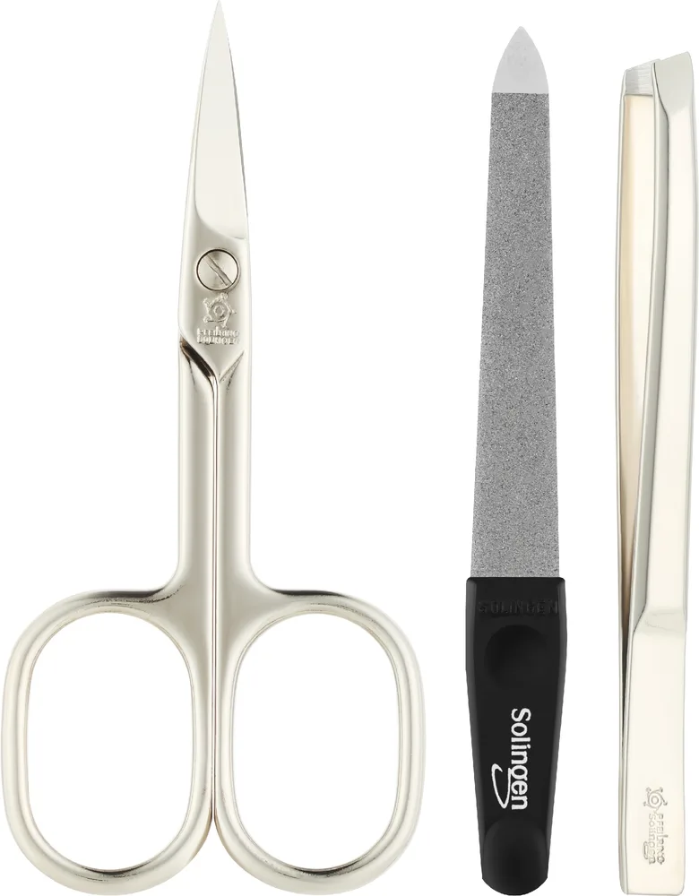 Маникюрный набор Pfeilring Solingen Manicure Travel Set 3 предмета синий нержавеющая сталь