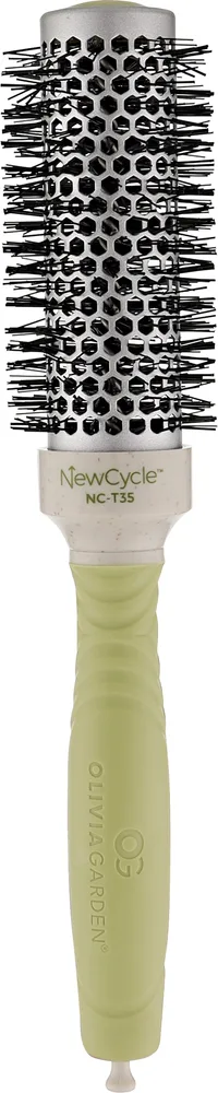 Щётка для волос Olivia Garden New Cycle Thermal Brush термическая круглая керамическая для укладки феном, 35 мм