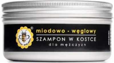 Шампунь твёрдый Miodowa Mydlarnia медово-угольный для мужчин, 70 г