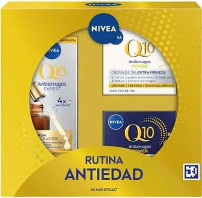 Набор для лица NIVEA Q10 дневной SPF15 ночной крем и сыворотка с коэнзимом Q10 для зрелой кожи 50+50+30 мл