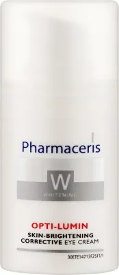 Крем для области вокруг глаз Pharmaceris W Skin-Brightening с ниацинамидом витамином C и касторовым маслом для выравнивания тона 15 мл