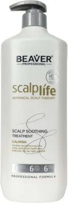 Активная маска для кожи головы и волос Beaver Professional ScalpLife, масло марулы, аргана и чайного дерева, ниацинамид, 250 мл