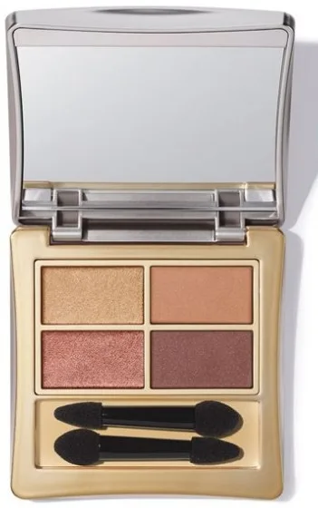 Палетка теней для век Elizabeth Arden Eyeshadow Quad бархатистая текстура, стойкая формула, 3 г, оттенок Desert Nude