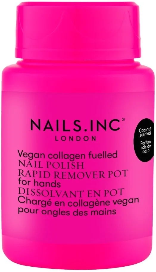 Nails.INC NPR жидкость для снятия лака без ацетона с кокосом растительным протеином в баночке 50 мл
