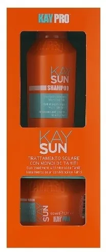 Набор для волос KayPro Kay Sun увлажняющий шампунь и маска после солнца с кокосовым маслом 100+100 мл