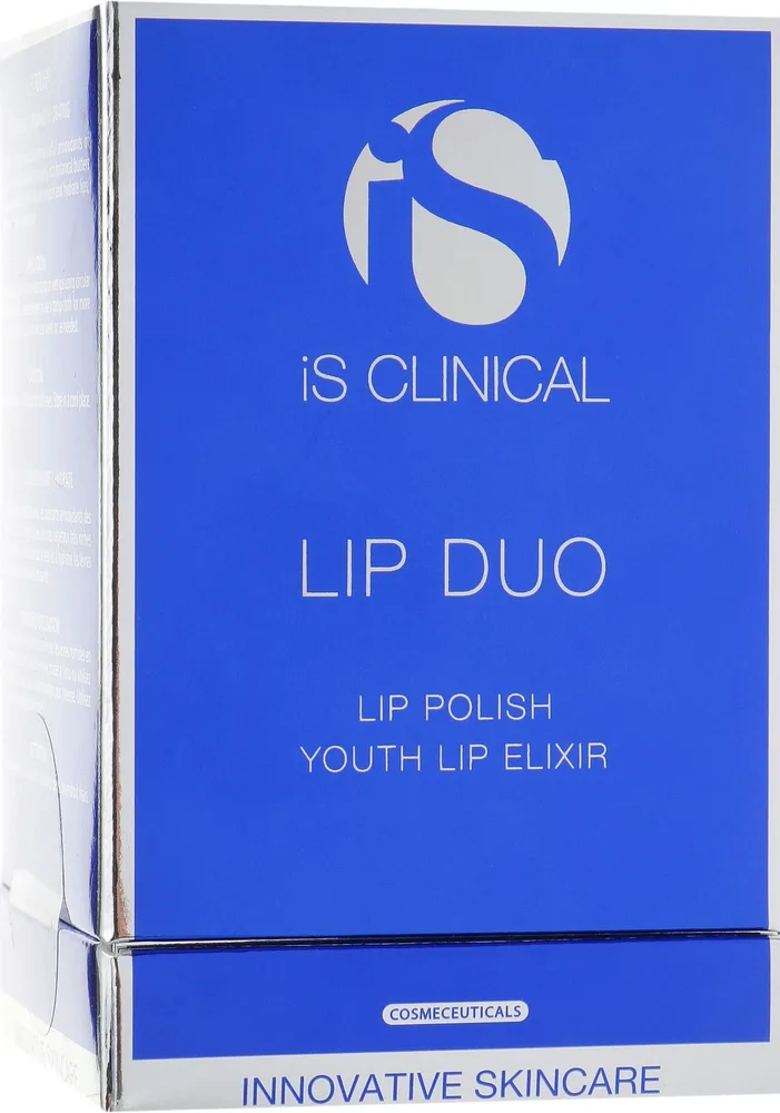 Набор для губ iS Clinical Lip Duo скраб и питательный эликсир с маслом какао и витамином С 15+3.5 г