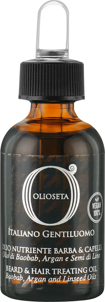 Смягчающее масло для волос и бороды Barex Italiana Olioseta Gentiluomo Beard & Hair Oil