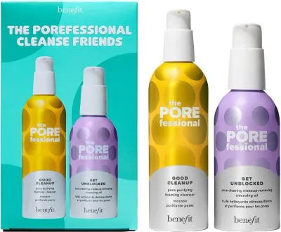 Набор Benefit The POREfessional очищающая пенка 147 мл и гидрофильное масло для снятия макияжа 147 мл