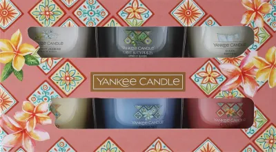 Набор ароматических свечей Yankee Candle Hello Italy шесть мини-свечей с ароматами Италии 6x37 г