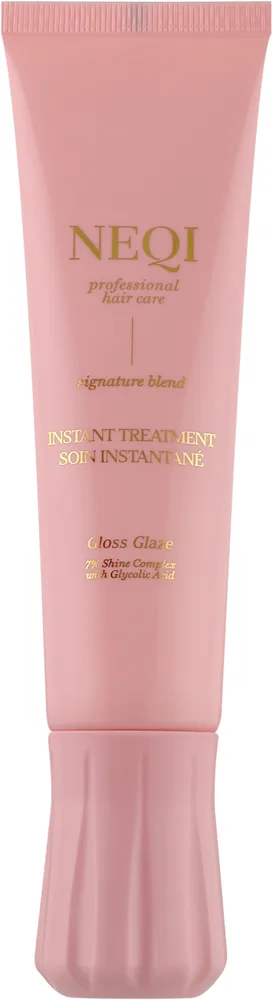Крем для волос Neqi Professional Gloss Glaze для блеска, экспресс-уход 3 минуты, с гликолевой кислотой, веганский, 100 мл