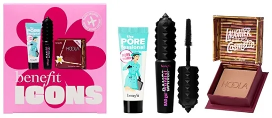 Набор для макияжа Benefit Icons Gift Set праймер, тушь и бронзер в мини-форматах, 7,5 мл + 4 мл + 2,5 г