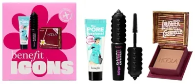Набор для макияжа Benefit Icons Gift Set праймер, тушь и бронзер в мини-форматах, 7,5 мл + 4 мл + 2,5 г