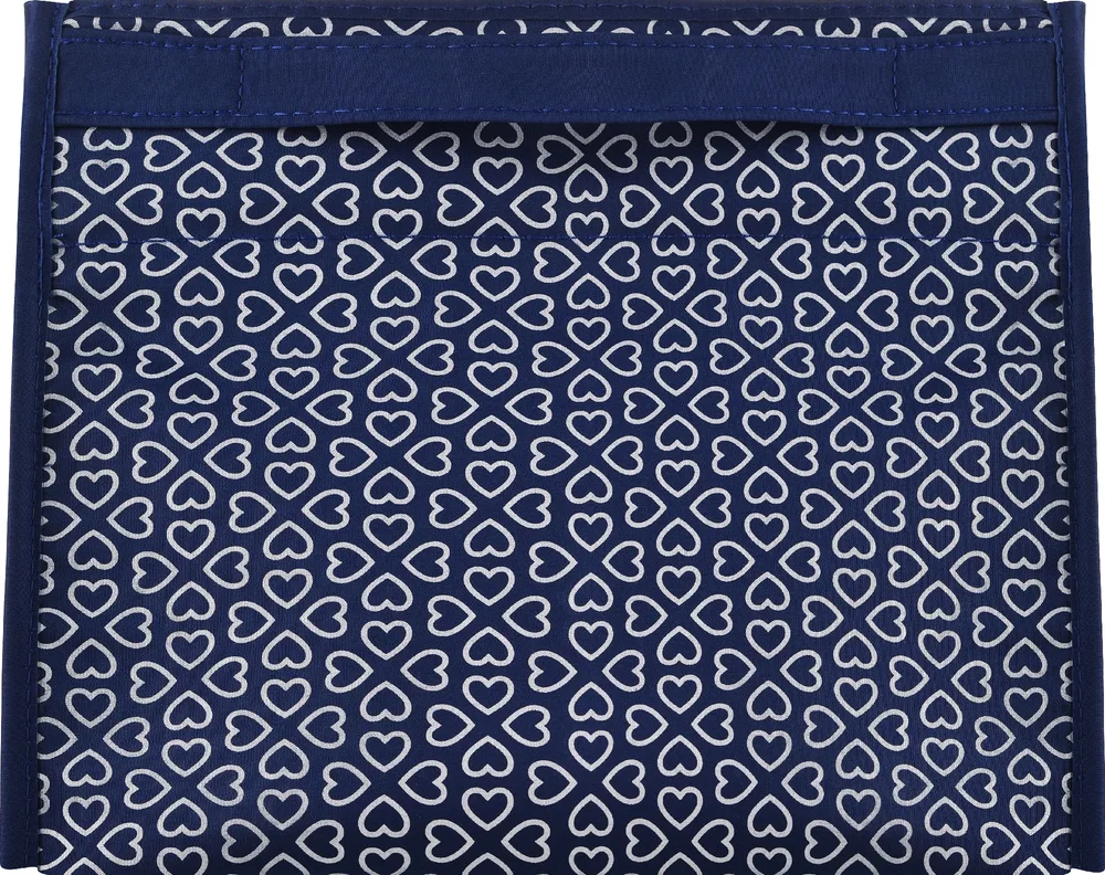 Косметичка Top Choice Arabesque 99571 женская синяя размер L 29х20х14,5 см