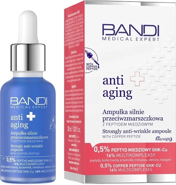 Ампула для лица Bandi Medical Expert Anti-Aging с медным пептидом против морщин 30 мл