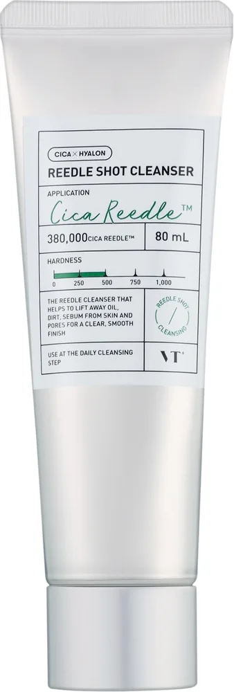 VT Cosmetics Reedle Shot Cleanser пенка для умывания с центеллой, прополисом и кислотами 80 мл