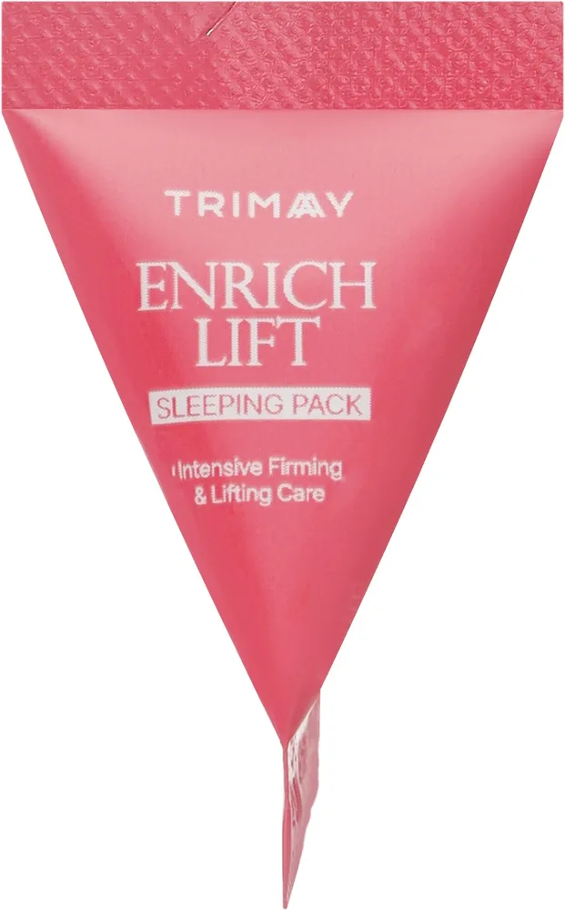 Ночная лифтинг-маска для лица Trimay Enrich-Lift Sleeping Pack со скваланом, коллагеном и бакучиолом, 20х3 г, оттенок 20 x 3 г