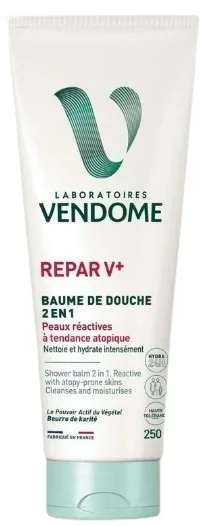 Гель-бальзам для душа Laboratoires Vendome Repar V+ 2 в 1 увлажняющий, 250 г
