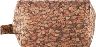 Косметичка Top Choice Eco Cork 99489 мужская коричневая дорожная 20х12,5х7,5 см