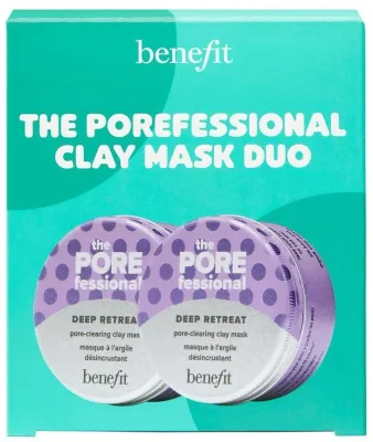 Набор масок для лица Benefit POREfessional две глиняные маски с каолином и женьшенем 2x75 мл