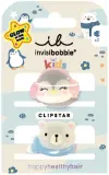 Детский набор Invisibobble & Tangle Teezer KIDS Cozy Reindeer компактная расческа зажимы для волос 2 шт и плюшевая сумка/ Инвизибабл — фото 2