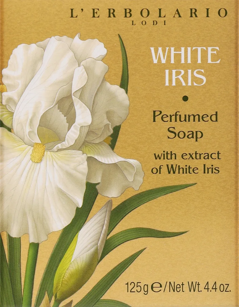 Мыло L'Erbolario White Iris цветочное для тела, 125 г