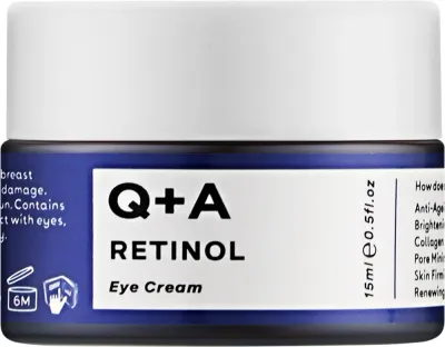 Крем для контура глаз Q+A с инкапсулированным ретинолом 15 мл