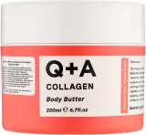 Масло для тела Q+A Collagen Body Butter увлажняющее с маслом ши и скваланом 200 мл — фото 1
