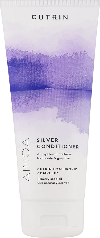 Кондиционер против жёлтого оттенка волос Cutrin Ainoa Silver Conditioner, 200 мл