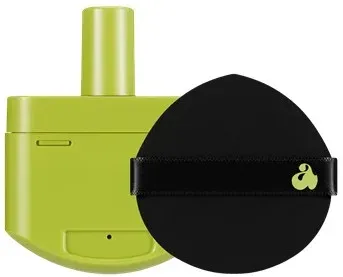 Тональный кушон Unleashia Satin Wear Healthy Green Cushion сменный блок, с зелёным подтоном, 15 г