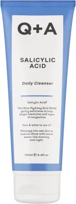 Очищающий гель для лица Q+A Salicylic Acid Daily Cleanser против несовершенств, 125 мл